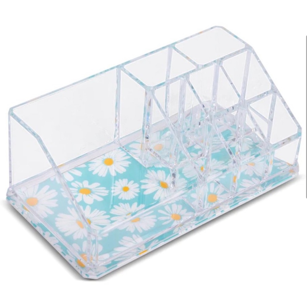 Sorbus Mini Organizer With 9 Slots in Daisy Print